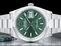 Ролекс (Rolex) Datejust 36 Verde Menta Oyster Mint Green Dial - Rolex Guarante 126200